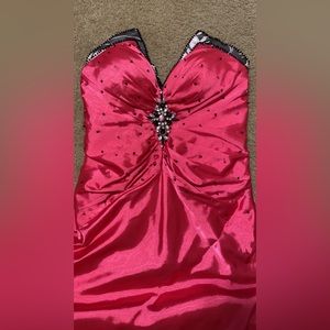 Hot pink formal or prom dress, size 10